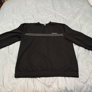 Calvin Klein Men's Black Crewneck Sweatshirt